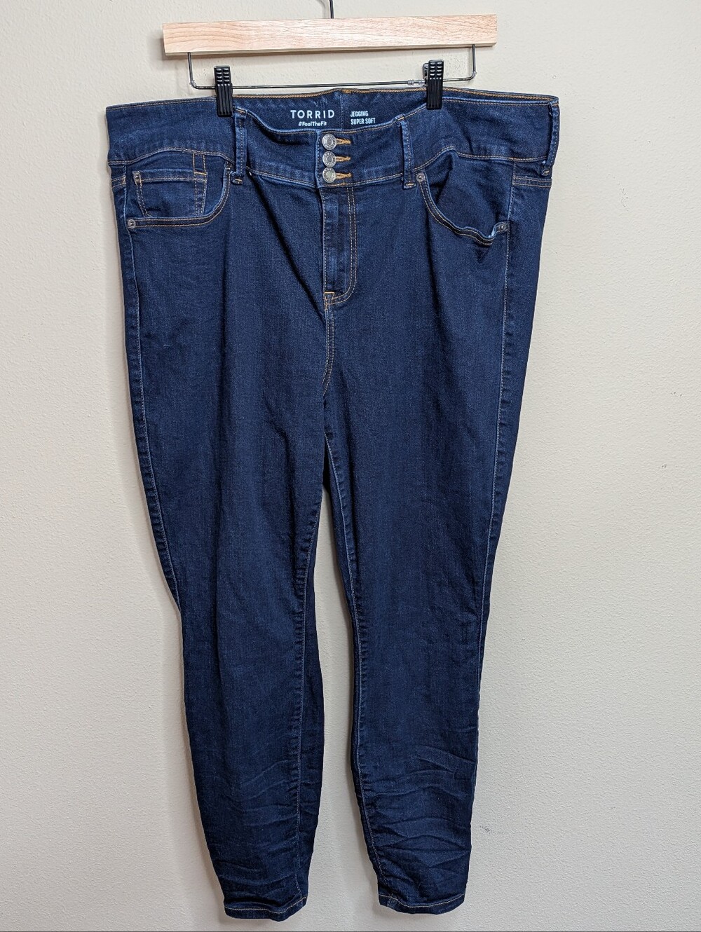 Torrid Super Soft Jegging Dark Wash Denim Plus Size 20R
